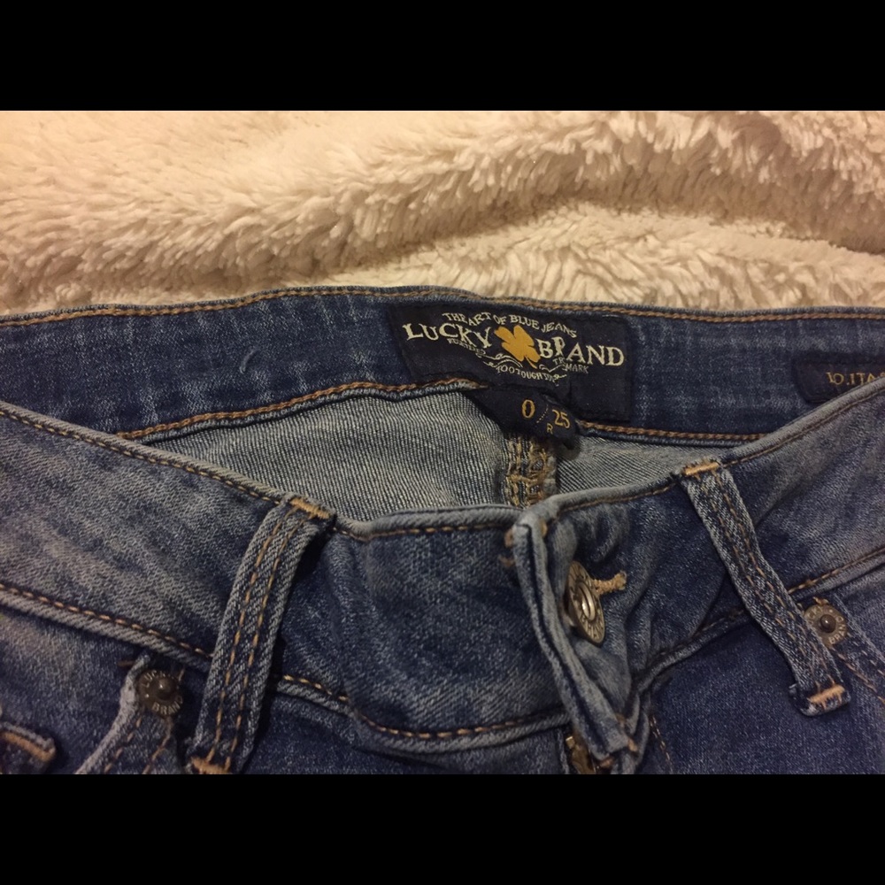 Lucky jeans Lolita skinny never worn size 25